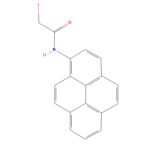 76936-87-3 N-(1-PYRENE)IODOACETAMIDE chemical structure