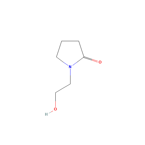 3445-11-2 N-(2-Hydroxyethyl)-2-pyrrolidone chemical structure