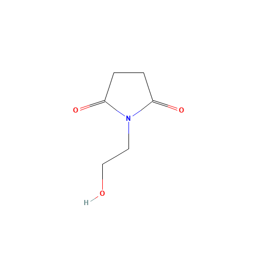 18190-44-8 N-(2-HYDROXYETHYL)SUCCINIMIDE chemical structure