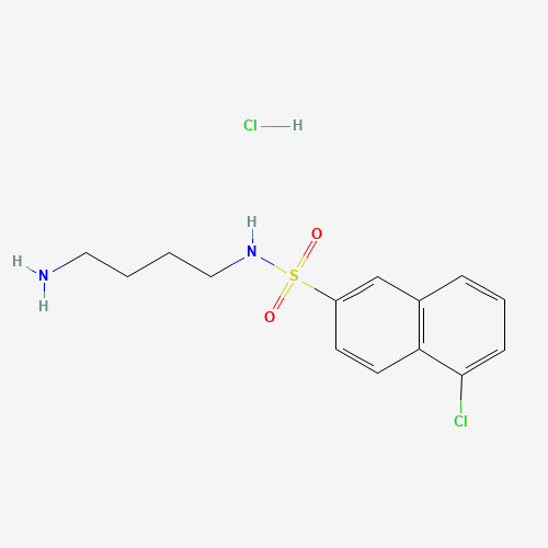 88519-57-7 N-(4-AMINOBUTYL)-5-CHLORO-2-NAPHTHALENESULFONAMIDE HYDROCHLORIDE chemical structure
