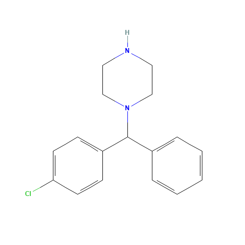 303-26-4 1-(4-Chlorobenzhydryl)piperazine chemical structure