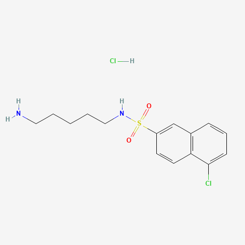 118896-95-0 N-(5-AMINOPENTYL)-5-CHLORO-1-NAPHTHALENE-SULFONAMIDE HYDROCHLORIDE chemical structure
