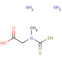 29664-09-3 N-(DITHIOCARBOXY)SARCOSINE,DIAMMONIUM SALT chemical structure