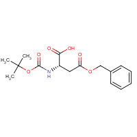 7536-58-5 Boc-L-aspartic acid 4-benzyl ester chemical structure