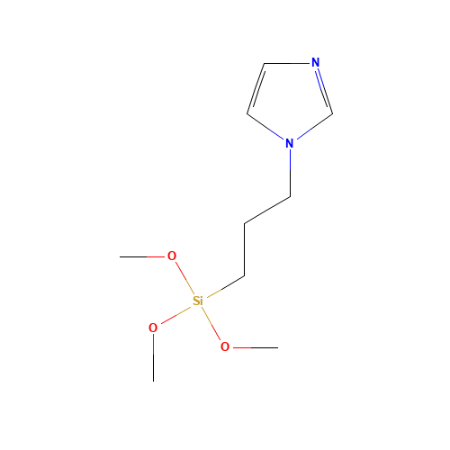 70851-51-3 N-(TRIMETHOXYSILYLPROPYL)IMIDAZOLE chemical structure