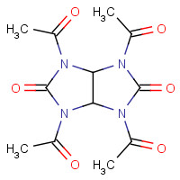 10543-60-9 N,N',N'',N'''-Tetraacetylglycoluril chemical structure