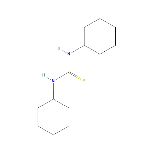 1212-29-9 1,3-Dicyclohexylthiourea chemical structure