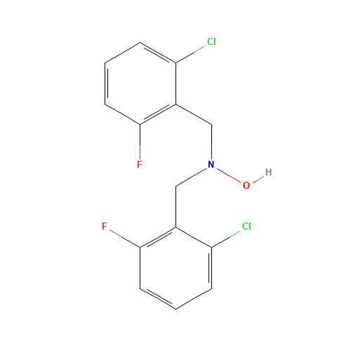 175136-75-1 N,N-BIS(2-CHLORO-6-FLUOROBENZYL)HYDROXYLAMINE chemical structure