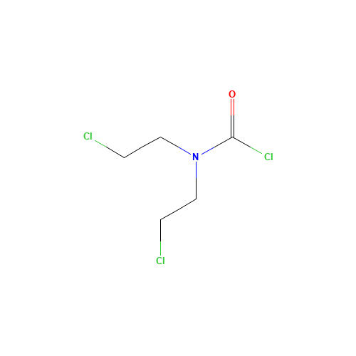 2998-56-3 N,N-Bis(2-chloroethyl)carbamoyl chloride chemical structure