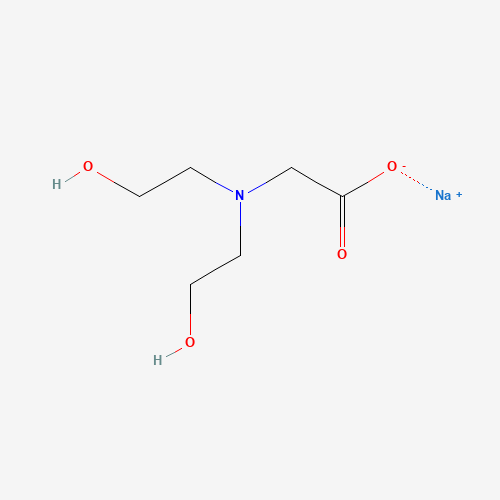 139-41-3 N,N-BIS(2-HYDROXYETHYL)GLYCINE SODIUM SALT chemical structure