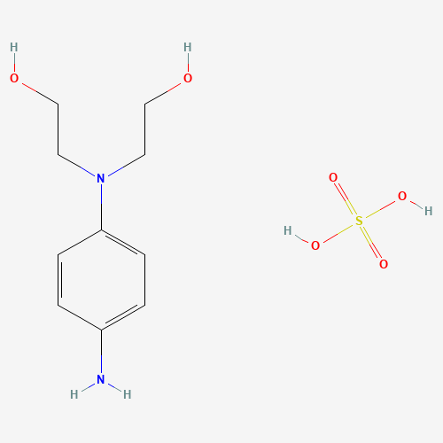54381-16-7 N,N-Bis(2-hydroxyethyl)-p-phenylenediamine sulphate chemical structure