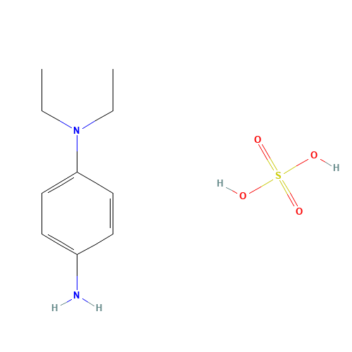 6283-63-2 N,N-Diethyl-p-phenylenediamine sulfate chemical structure