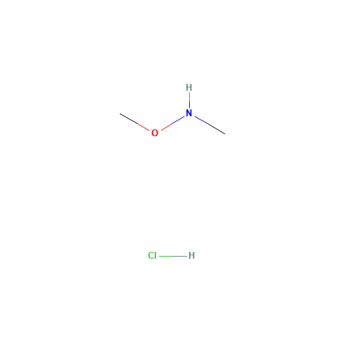 6638-79-5 N,O-Dimethylhydroxylamine hydrochloride chemical structure