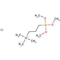 35141-36-7 N-TRIMETHOXYSILYLPROPYL-N,N,N-TRIMETHYLAMMONIUM CHLORIDE chemical structure