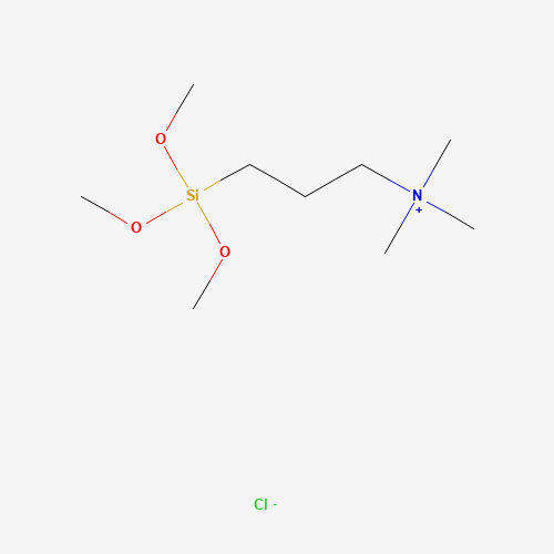 35141-36-7 N-TRIMETHOXYSILYLPROPYL-N,N,N-TRIMETHYLAMMONIUM CHLORIDE chemical structure