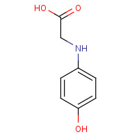 122-87-2 N-(4-HYDROXYPHENYL)GLYCINE chemical structure