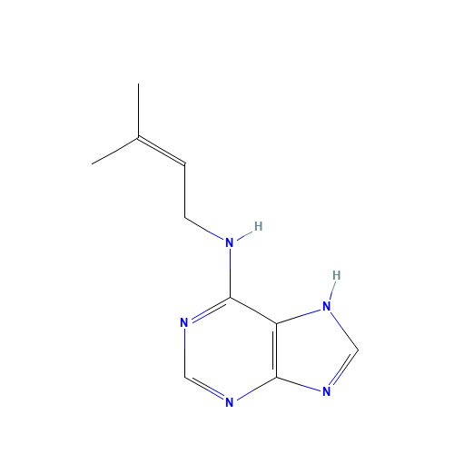 2365-40-4 N6-(delta 2-Isopentenyl)-adenine chemical structure