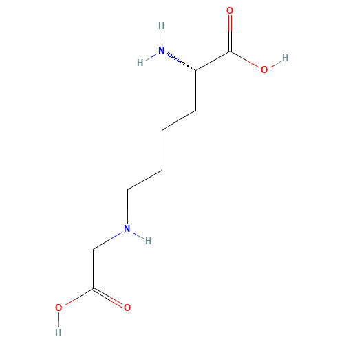 5746-04-3 NE-CARBOXYMETHYL-L-LYSINE chemical structure