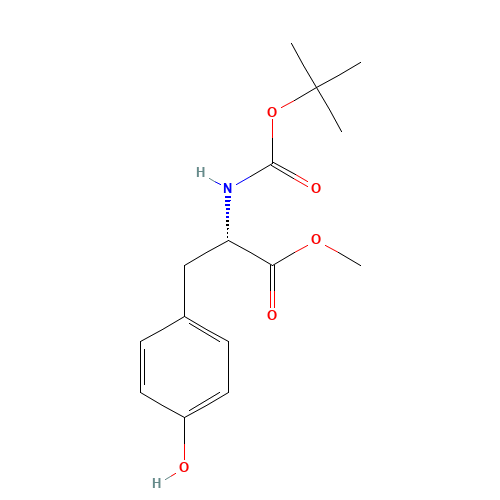 4326-36-7 Boc-L-Tyrosine methyl ester chemical structure