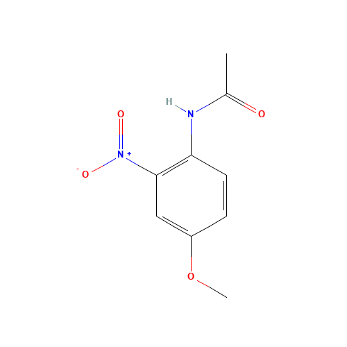 119-81-3 4-METHOXY-2-NITROACETANILIDE chemical structure
