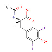 1027-28-7 N-Acetyl-3,5-diiodo-L-tyrosine chemical structure