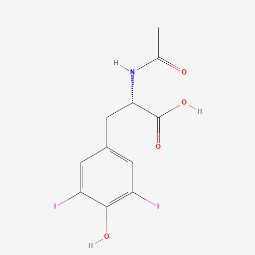 1027-28-7 N-Acetyl-3,5-diiodo-L-tyrosine chemical structure