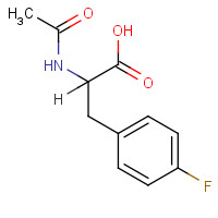 17481-06-0 N-ACETYL-4-FLUORO-DL-PHENYLALANINE chemical structure
