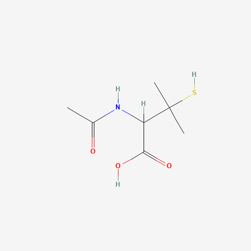 59-53-0 N-ACETYL-DL-PENICILLAMINE chemical structure