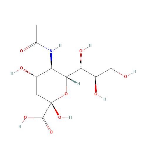 131-48-6 N-Acetylneuraminic acid chemical structure