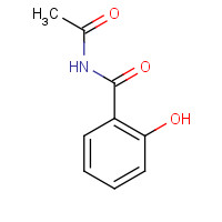 487-48-9 N-ACETYLSALICYLAMIDE chemical structure