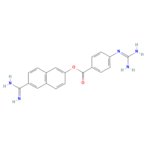 81525-10-2 NAFAMOSTAT MESYLATE chemical structure
