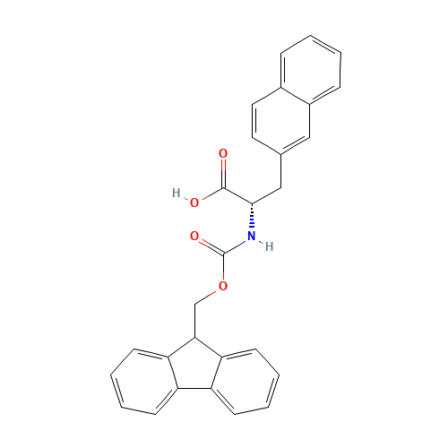 112883-43-9 (S)-N-Fmoc-3-(2-naphthyl)alanine chemical structure
