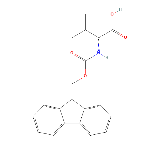 84624-17-9 FMOC-D-Valine chemical structure