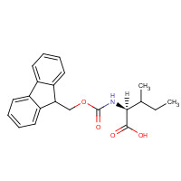71989-23-6 FMOC-L-Isoleucine chemical structure