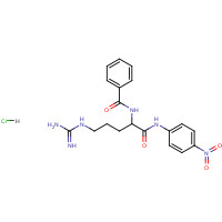 911-77-3 N-Benzoyl-DL-arginine-4-nitroanilide hydrochloride chemical structure