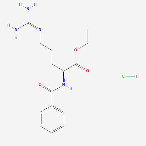 2645-08-1 Ethyl N-benzoyl-L-argininate hydrochloride chemical structure