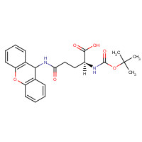55260-24-7 N-Boc-N'-(9-xanthenyl)-L-glutamine chemical structure