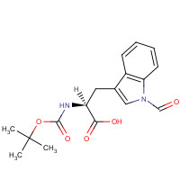 47355-10-2 BOC-TRP(FOR)-OH chemical structure