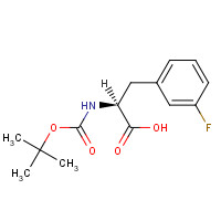 114873-01-7 BOC-L-3-FLUOROPHENYLALANINE chemical structure