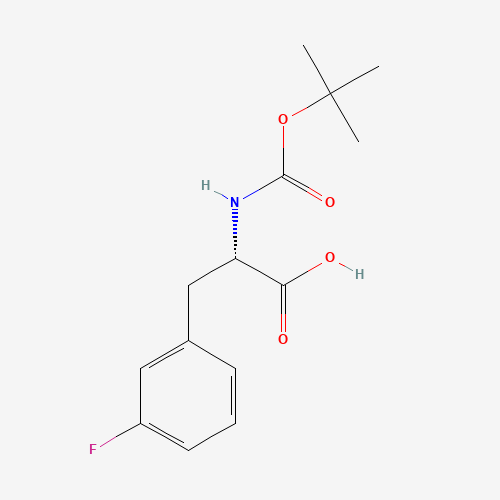 114873-01-7 BOC-L-3-FLUOROPHENYLALANINE chemical structure