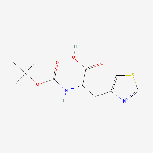 119434-75-2 BOC-L-4-THIAZOLYLALANINE chemical structure