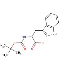 5241-64-5 N-[(tert-Butoxy)carbonyl]-D-tryptophan chemical structure