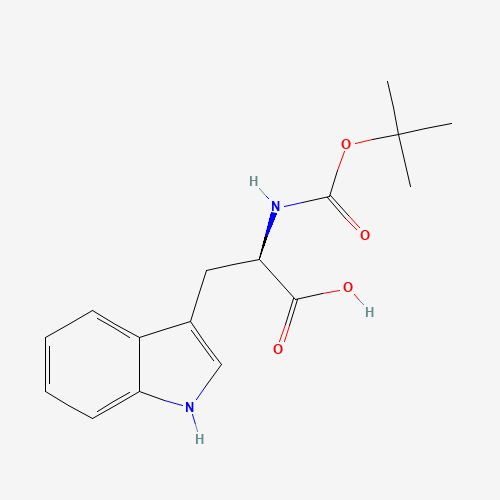 5241-64-5 N-[(tert-Butoxy)carbonyl]-D-tryptophan chemical structure