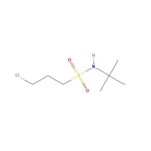 63132-85-4 3-CHLORO-PROPANE-1-SULFONIC ACID TERT-BUTYLAMIDE chemical structure