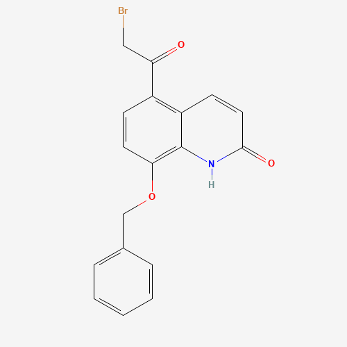 100331-89-3 8-BENZYLOXY-5-(2-BROMOACETYL)-2-HYDROXYQUINOLINE chemical structure