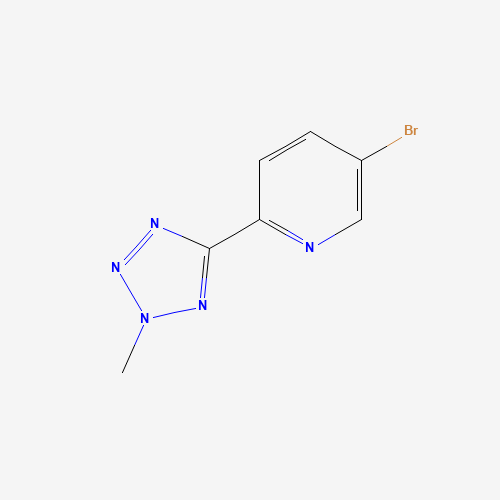 380380-64-3 5-BROMO-2-(2-METHYL-2H-TETRAZOL-5-YL)-PYRIDINE chemical structure