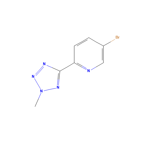 380380-64-3 5-BROMO-2-(2-METHYL-2H-TETRAZOL-5-YL)-PYRIDINE chemical structure