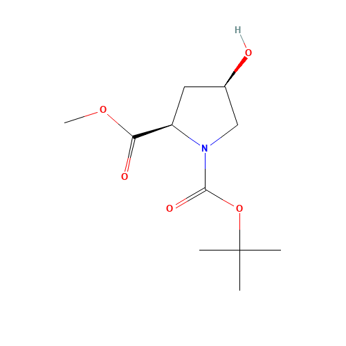 114676-69-6 METHYL CIS-1-BOC-4-HYDROXY-D-PROLINATE chemical structure