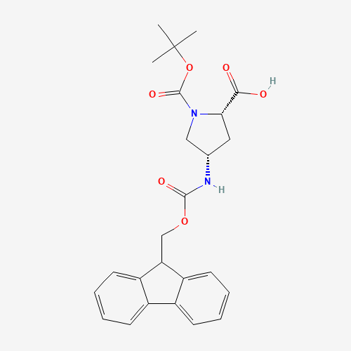 174148-03-9 N-Boc-cis-4-Fmoc-Amino-L-proline chemical structure