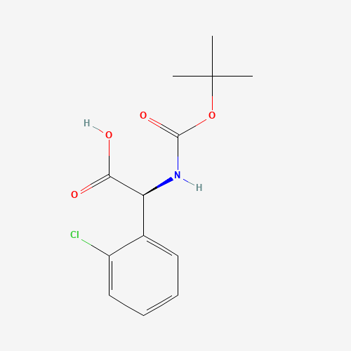 225918-60-5 (S)-N-BOC-(2'-CHLOROPHENYL)GLYCINE chemical structure